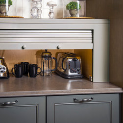 Tambour Storage Units - Kitchen Cabinetry