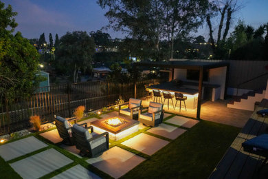 Inspiration for a contemporary patio remodel in San Diego