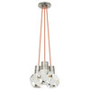 Kira Ceiling Pendant, 3-Light, LED, Satin Nickel, 10"W