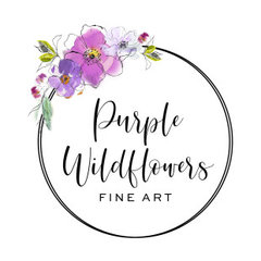 Purple Wildflowers Fine Art