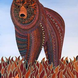 L'Insouciance des Lapinots, 36 x 48 in, SOLD - Paintings