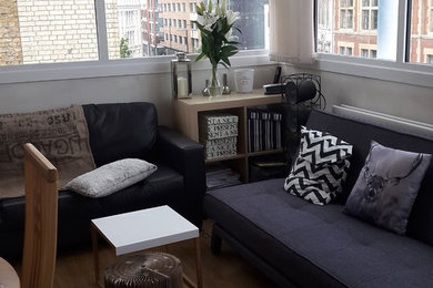 Danish home design photo in London