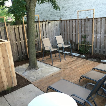 Small Townhouse Backyard