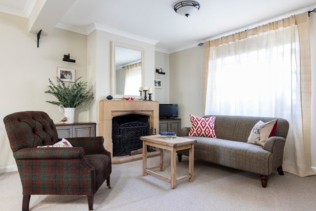 Traditional Living Room by Natasha Powers Interiors
