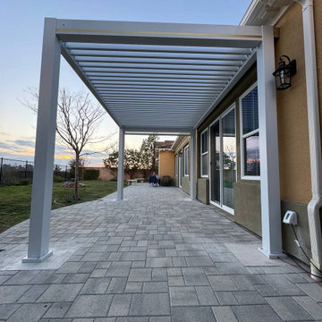 Freestanding Louvered Pergola in Moorpark
