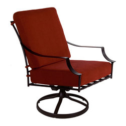 Laredo Swivel Rocker Club Chair - Armchairs And Accent Chairs