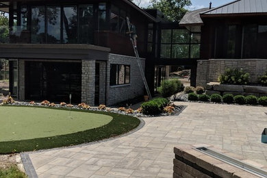 Inspiration for a patio remodel in Detroit
