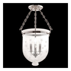 Hudson Valley 253-PN-C3 Hampton Semi Flush Polished Nickel 3-light