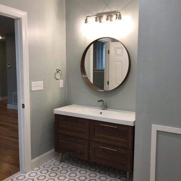 15th St. Contemporary Basement Remodel