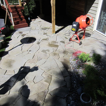 Random Flagstone - Joint Repair - Private Residence