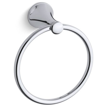 Kohler Coralais Towel Ring, Polished Chrome