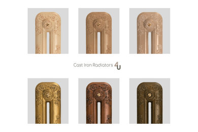 A small selection of radiator finishes