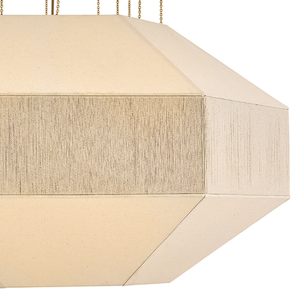 Hinkley Lyla Large Convertible Chandelier, Lacquered Brass