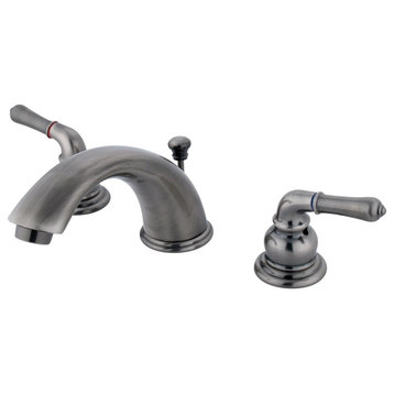Two Handle 4" to 8" Mini Widespread Lavatory Faucet with Retail Pop-up KB963