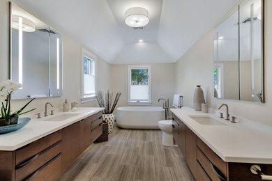 Example of a trendy bathroom design in Other