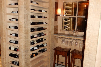 Design ideas for a traditional wine cellar in Atlanta.