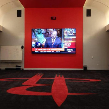 Houston Rockets Theater Room
