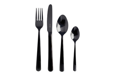 Viners Exclusive Black Titanium Cutlery Set 16pc