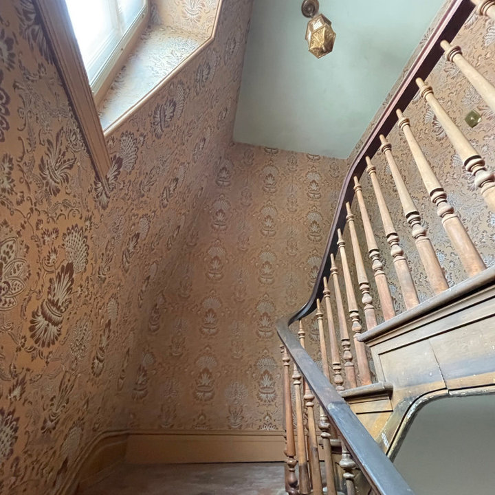 75 Wallpaper Staircase - June, 2026