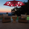 Patio Living Concepts LED Globe String & Umbrella Lights 08061 6 Globe Bright Wh