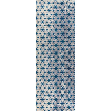 Modesto Rug, Blue, 2'6"x8'