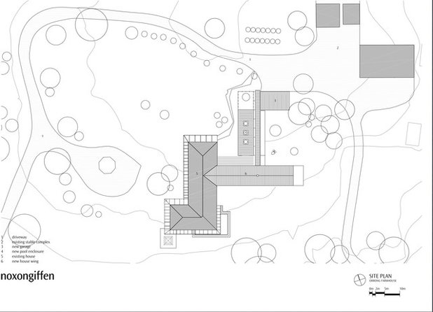 Contemporary Site And Landscape Plan by Noxon Giffen