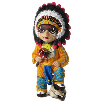 Cosplay Kids Indian Chief Statue