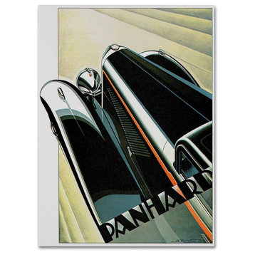 Vintage Apple Collection 'Art Deco Auto' Canvas Art, 24" x 32"