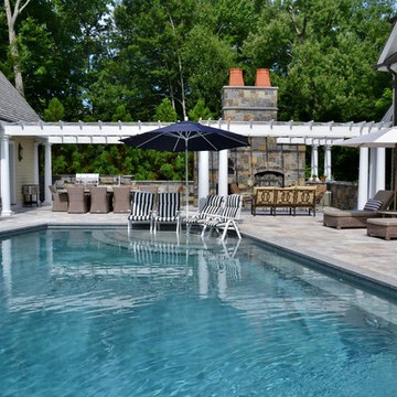 Backyard Swimming Pool Oasis