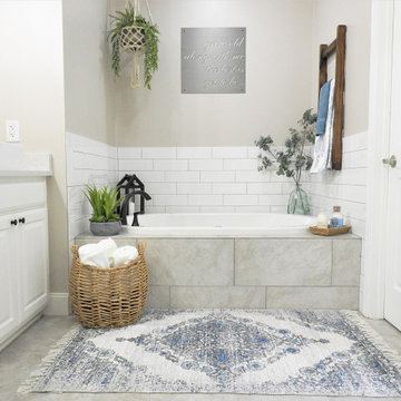 Farmhouse Master Bathroom Makeover