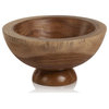 Amadea Wooden Footed Bowl, Small