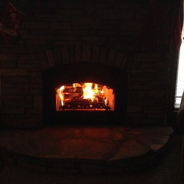 Heat Producing Wood Burning Fireplaces