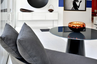 Inspiration for a modern living room remodel in Other