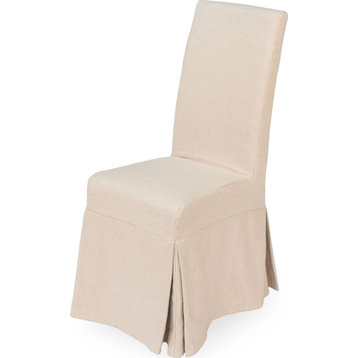 Draped Side Chair (Set of 2) - Beige