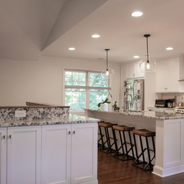 Colonial Village Kitchen and Living Room Renovation