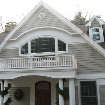 Balcony and Rounded window