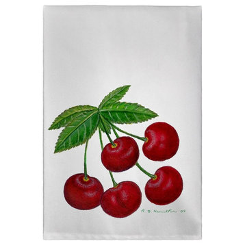 Cherries Guest Towel - Two Sets of Two (4 Total)