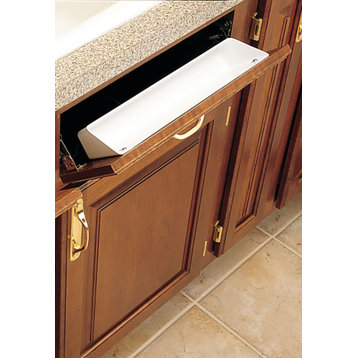 Rev-A-Shelf 6581-11-4 6581 Series 11" Standard Sink Tip-Out Tray - White