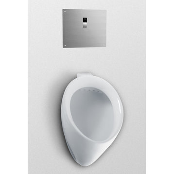 TOTO UT104EV Commercial 3/4" Rear Spud Wall Mounted Urinal - Cotton White