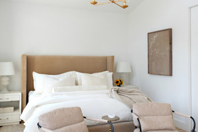 Example of a bedroom design in Dallas