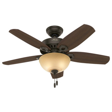 Hunter 52218 Builder Small Room - 42" Ceiling Fan with Light Kit