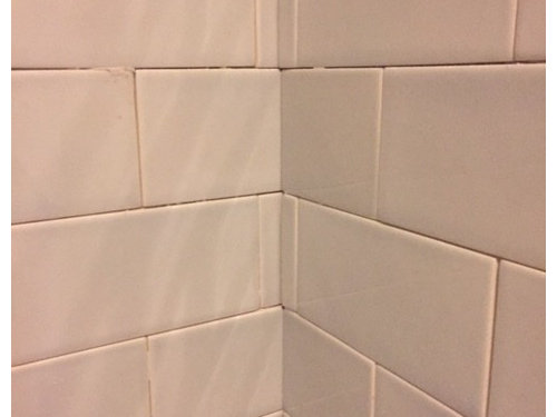 bathroom corner tiles