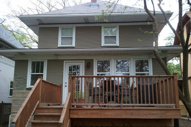 Inspiration for a timeless exterior home remodel in Chicago