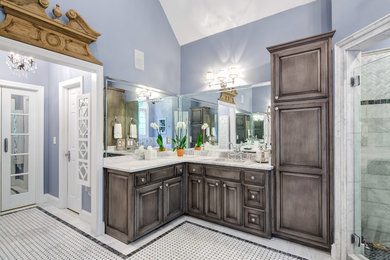 Example of a transitional bathroom design in Atlanta