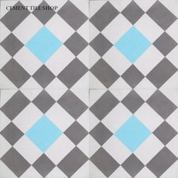 Contemporary Cement Tile - 床＆壁タイル