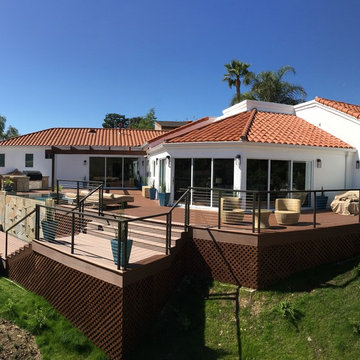 Large Tustin Pool Deck
