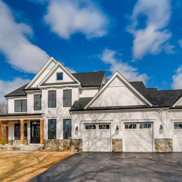 Custom Farmhouse Plan Built in Baltimore County MD