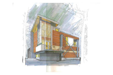 Modern home rendering