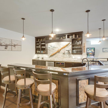 Modern Bar Design Alexandria, VA by Reico Kitchen & Bath