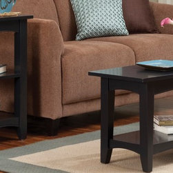 Black Coffee and End Tables, Sand Couch, Traditional Living Room - Products
